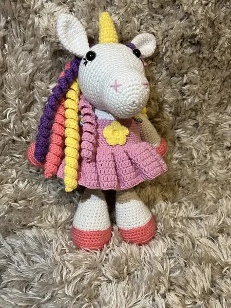 Əl işi toxunma unicorn 2