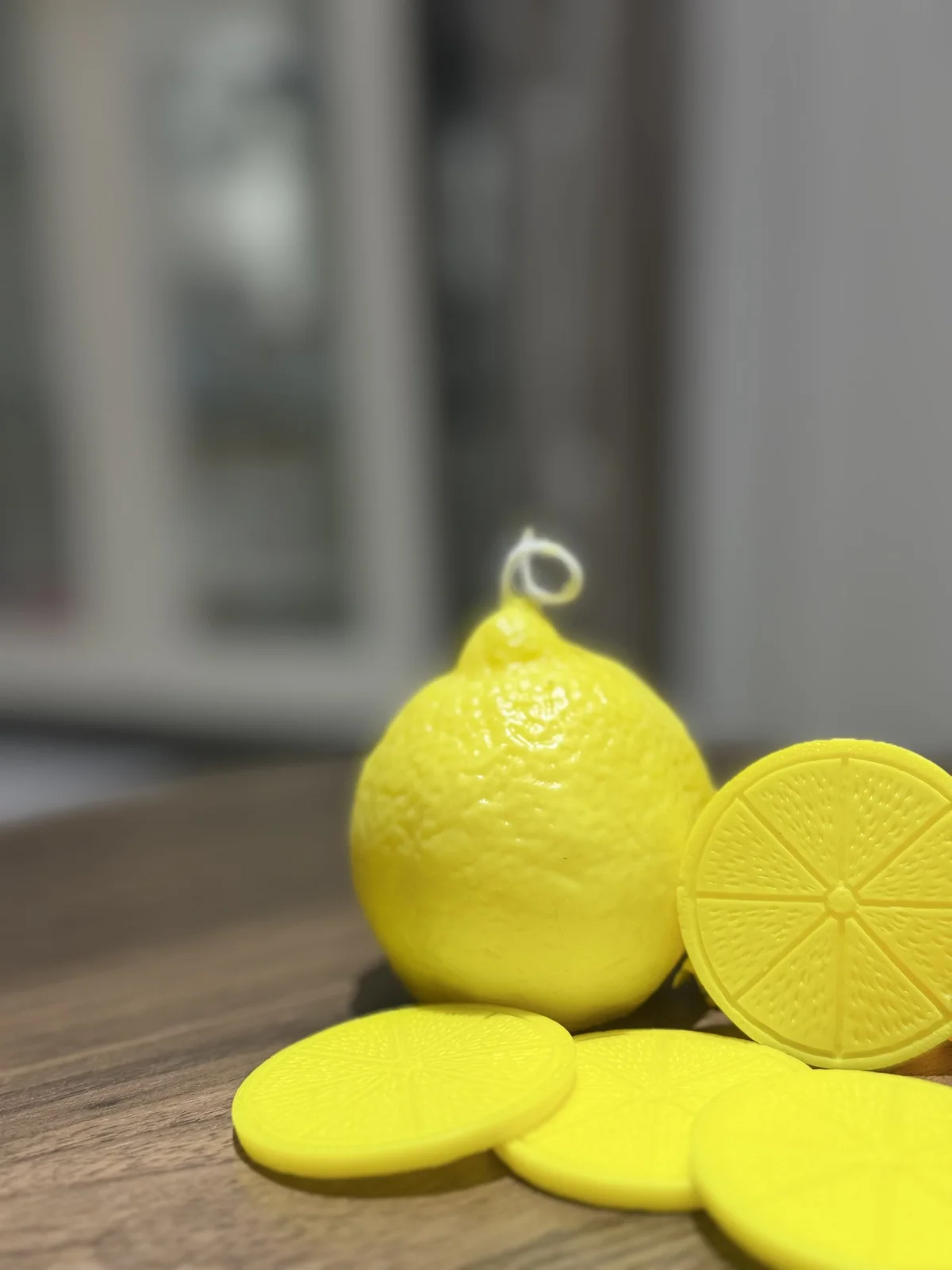 Əl işi limon şamı