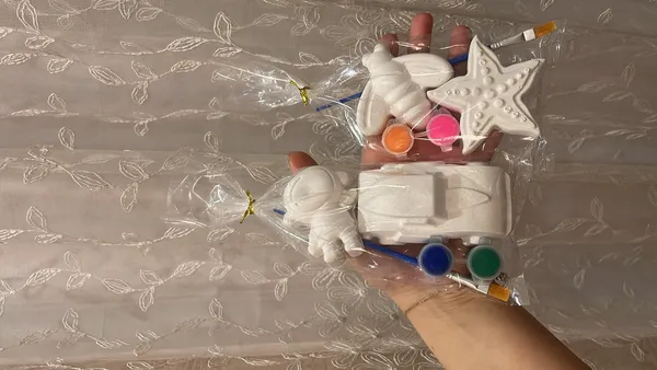 Uşaqlar üçün gips boyama🌈 5