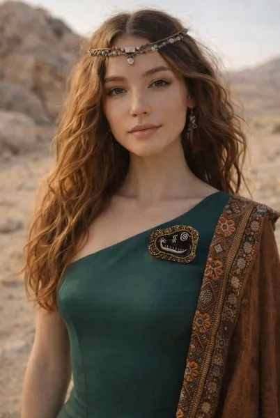Qobustan temalı broşlar 4