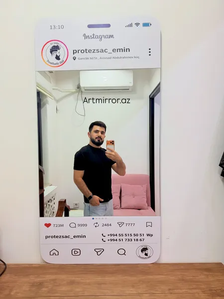 İnstagram güzgüsü 120x60sm 1