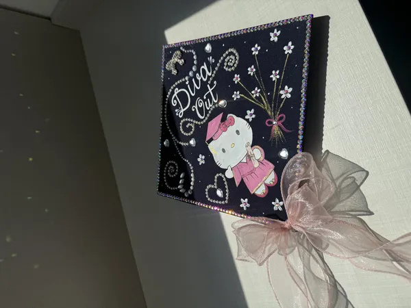 "Hello Kitty" özəl əl işi kep 1