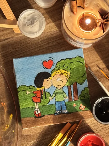 "Cedric" gift mini painting 2