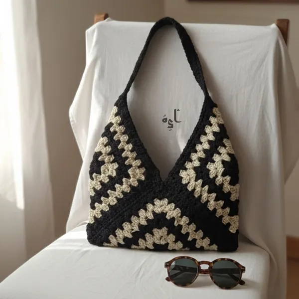 Əl işi Granny Square Çantalar 1
