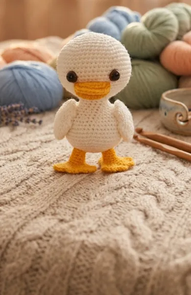 Amigurumi ördək balası