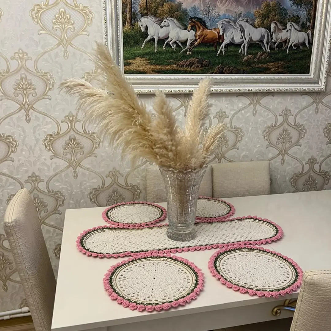 əl işi boşqab altlığı