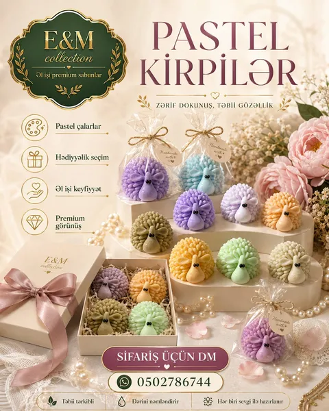 Şirin Kirpi sabunları 2