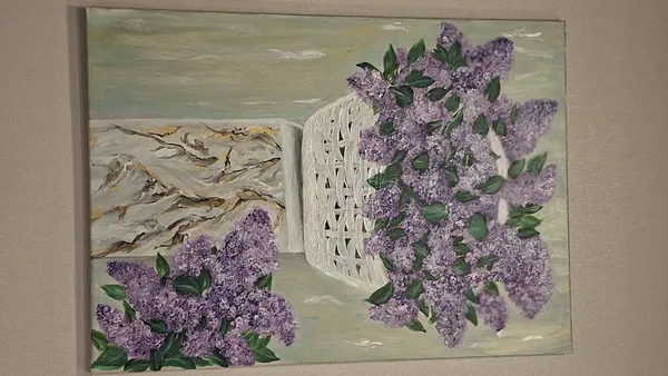 Əl ilə çəkilmiş kətan tablo