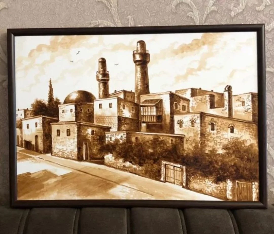 Yağlı boya kətan parça