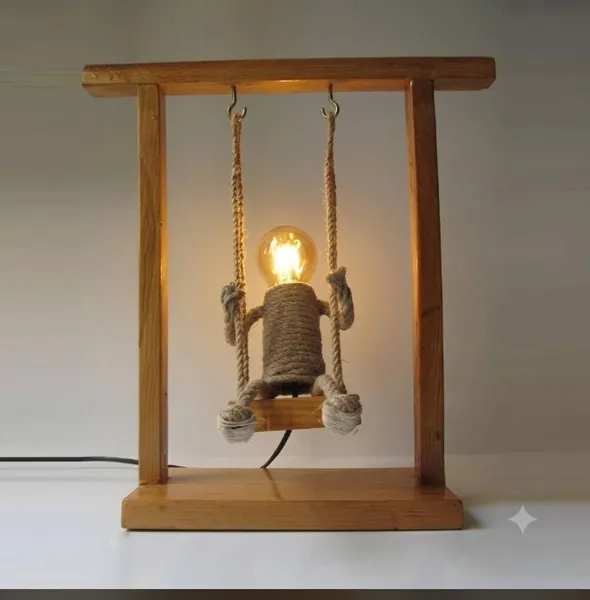 Dekorativ masa üstü lampa   