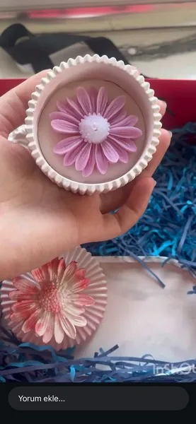 Hədiyyəlik şam seti🌸 3