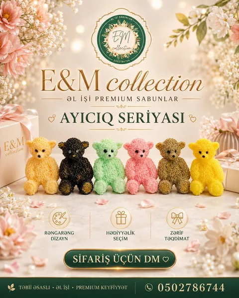 Rəngli Balaca Ayı sabunlar 3
