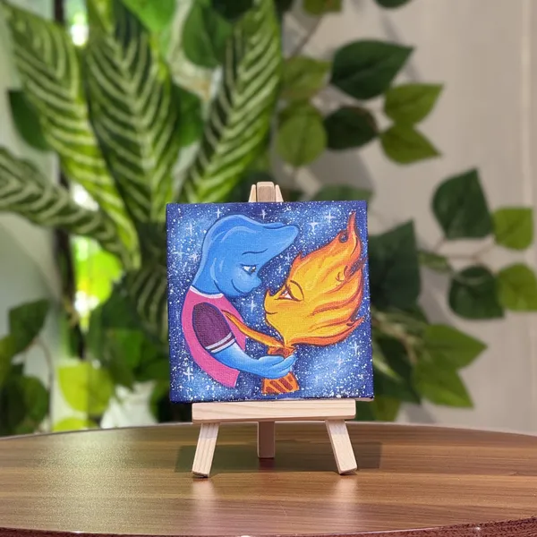 Mini tablo Su ve Ateş Kosmos