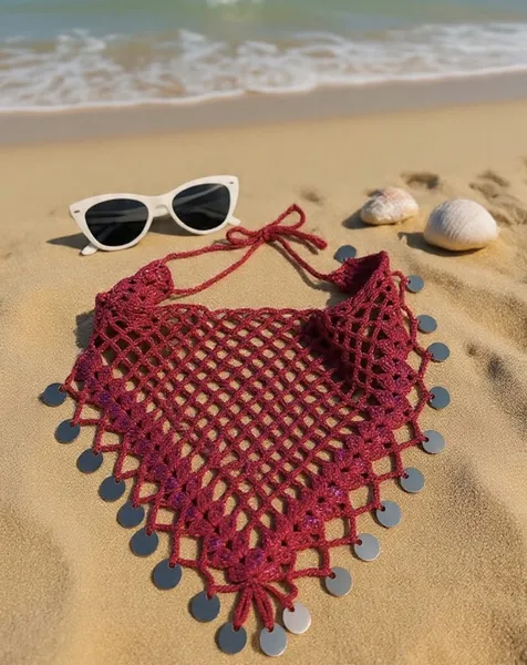 Əl toxuması bandana100%pambıq 1
