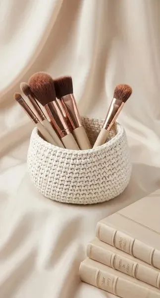 🤍 Əl işi mini organizer səbət 3