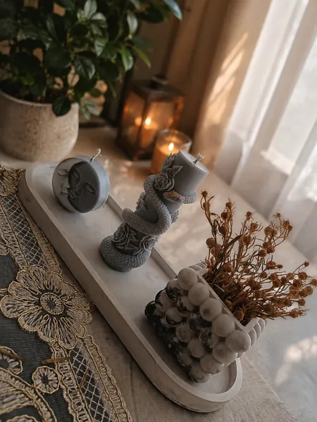 Soy candle set of 4