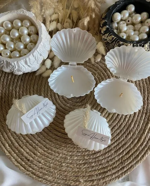 İsdiridyə formalı şam 🦪🕯️ 2