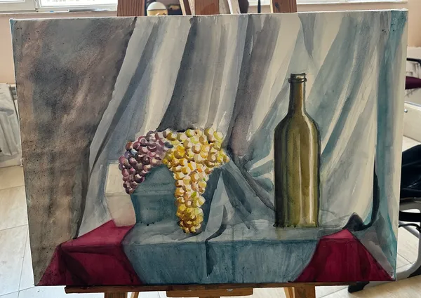 50x70 Akvarel naturmort 2