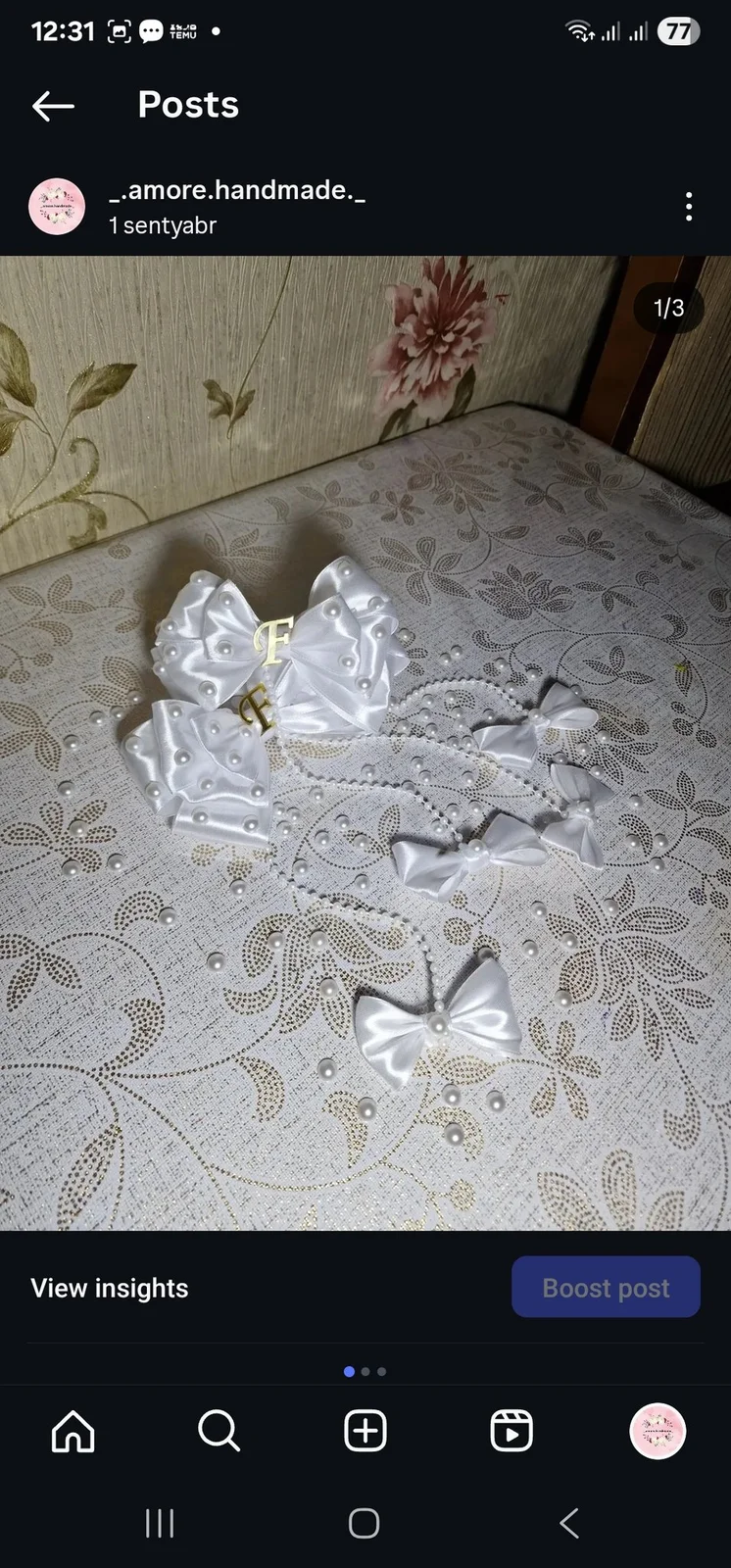 Əl işi olan bant