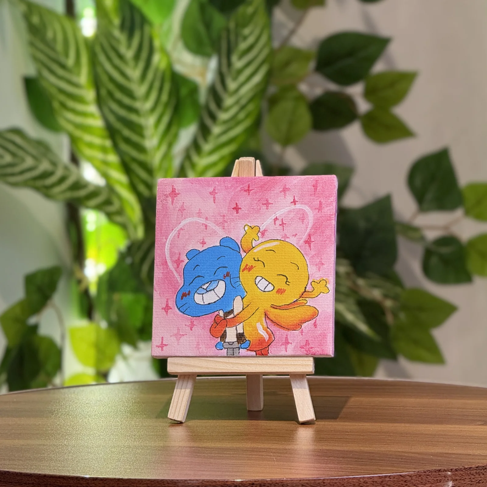 Mini painting Gumball 10x10 cm