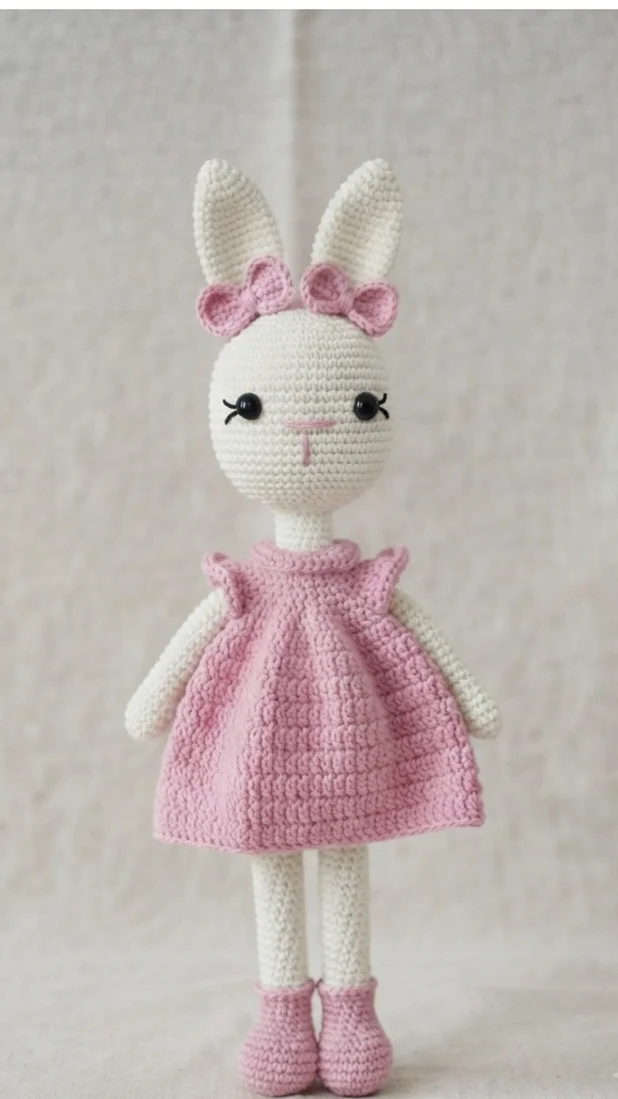 Əl işi amigurumi kukla