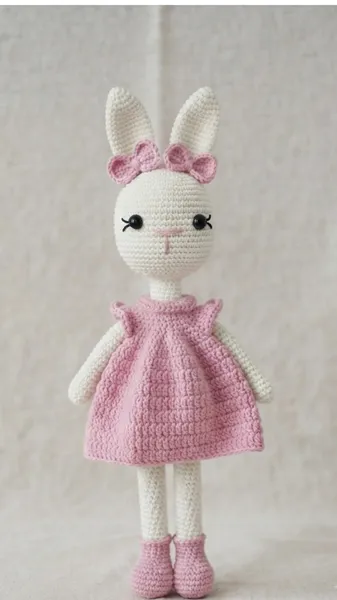 Əl işi amigurumi kukla
