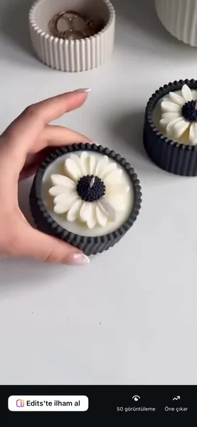 Əl işi ətirli şam 🌸 5