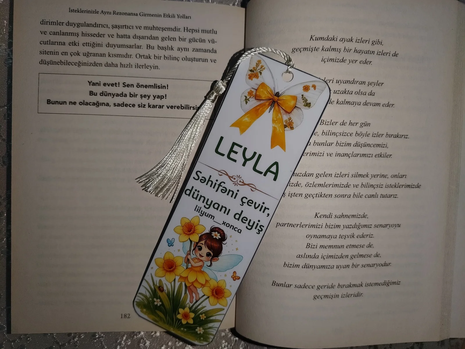 Xususi dizaynlı kitab ayrıcı💖