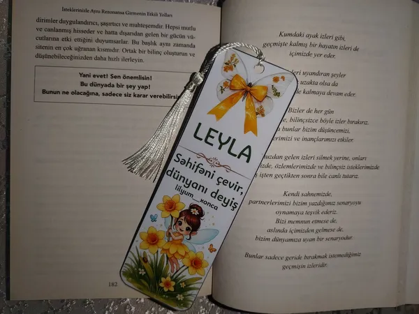 Xususi dizaynlı kitab ayrıcı💖 1