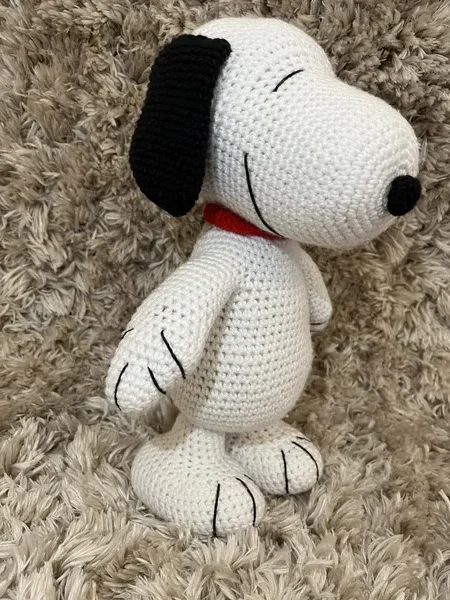 Əl işi amigurumi snoopy