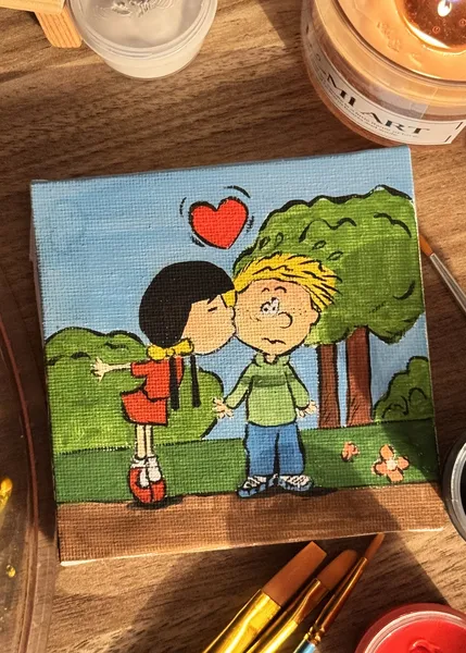 "Cedric" gift mini painting 3