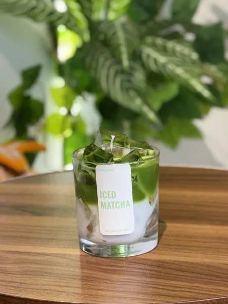 Matcha İced latte şam