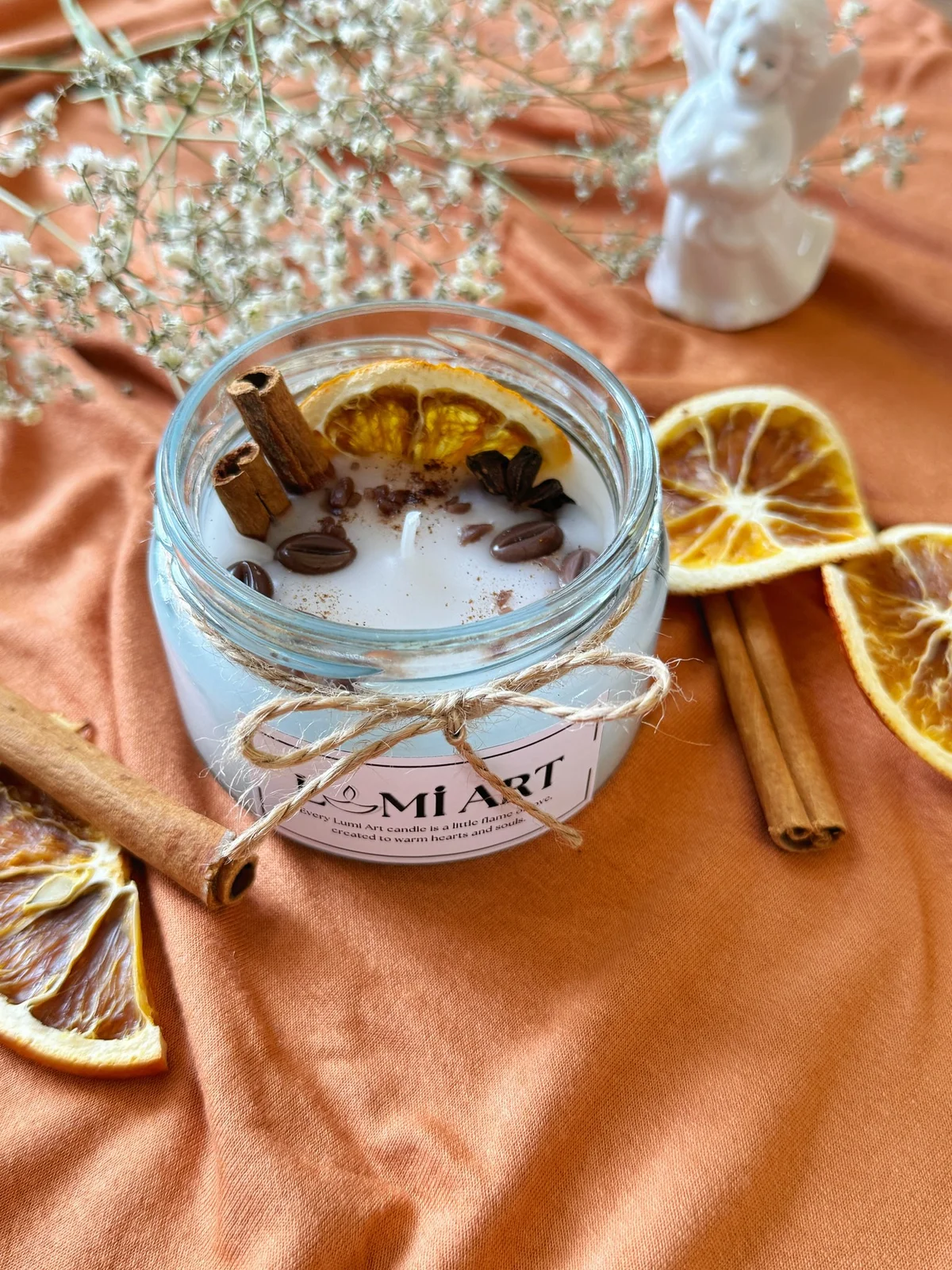 Natural handmade candles