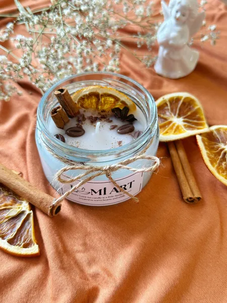 Natural handmade candles 1