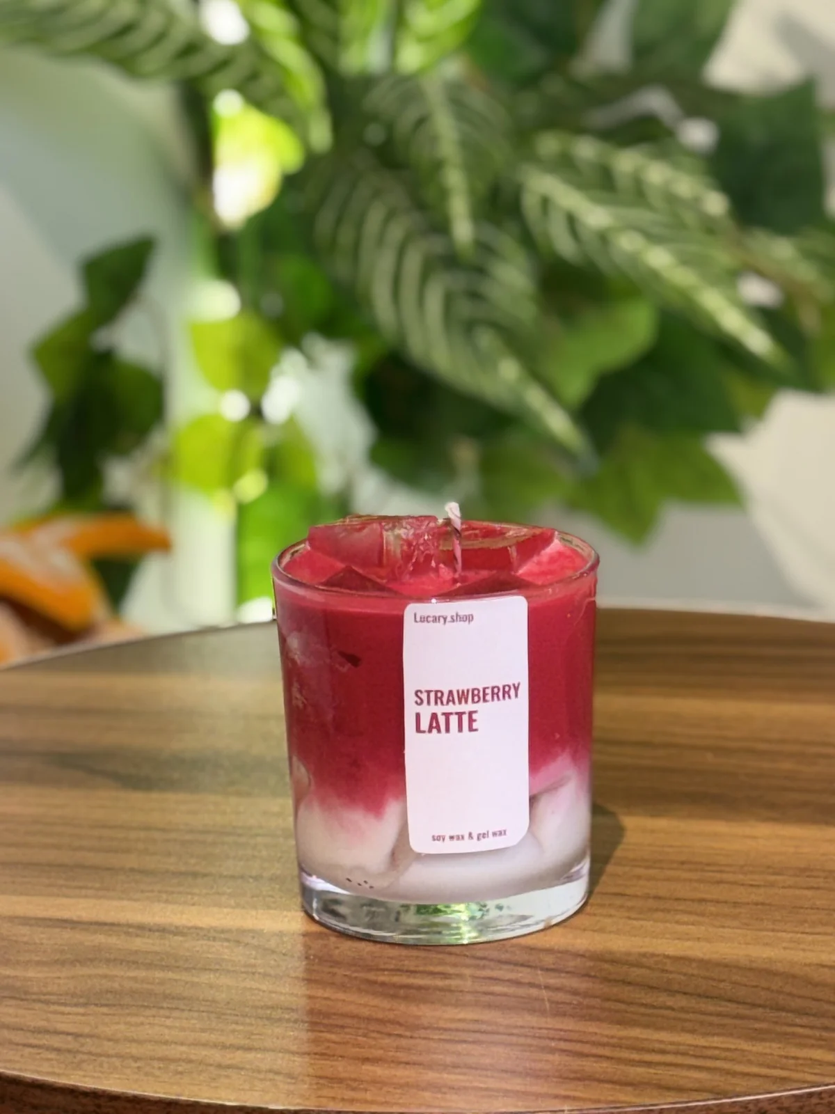 Strawbarry İced latte şam