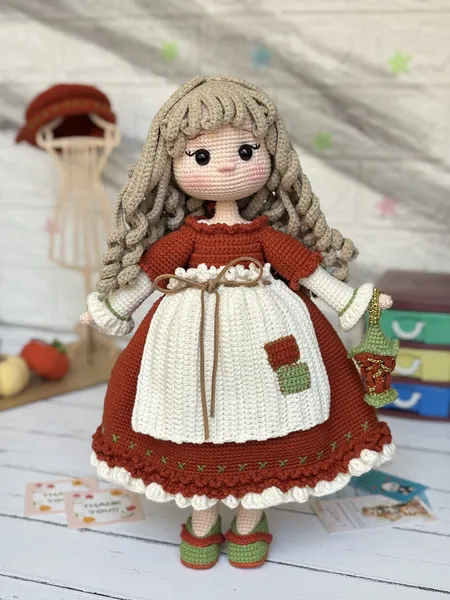 Amigurumi gəlincik. 2