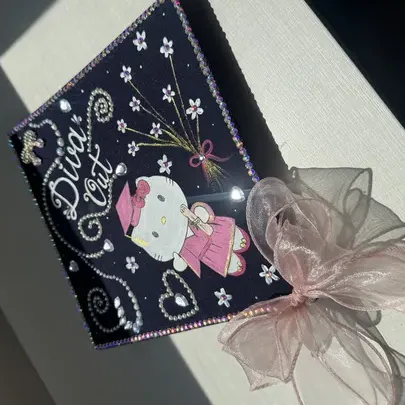 "Hello Kitty" özəl əl işi kep 2