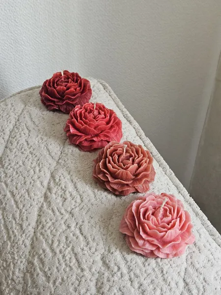 🥀Qızılgül formalı şam