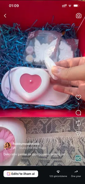 Dekorativ şamlar❤️ 2
