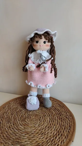 Əl işi toxunma Kukla 🌸  4