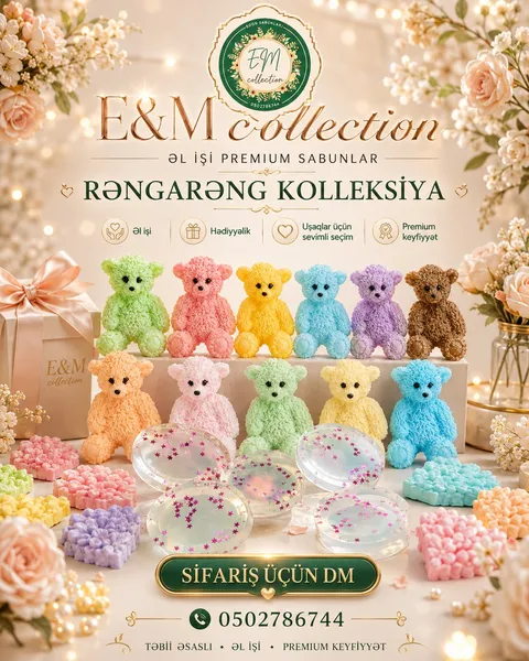 Rəngli Balaca Ayı sabunlar 4