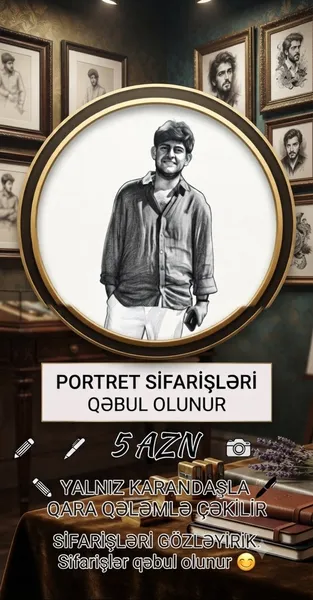 portret rəsm 1