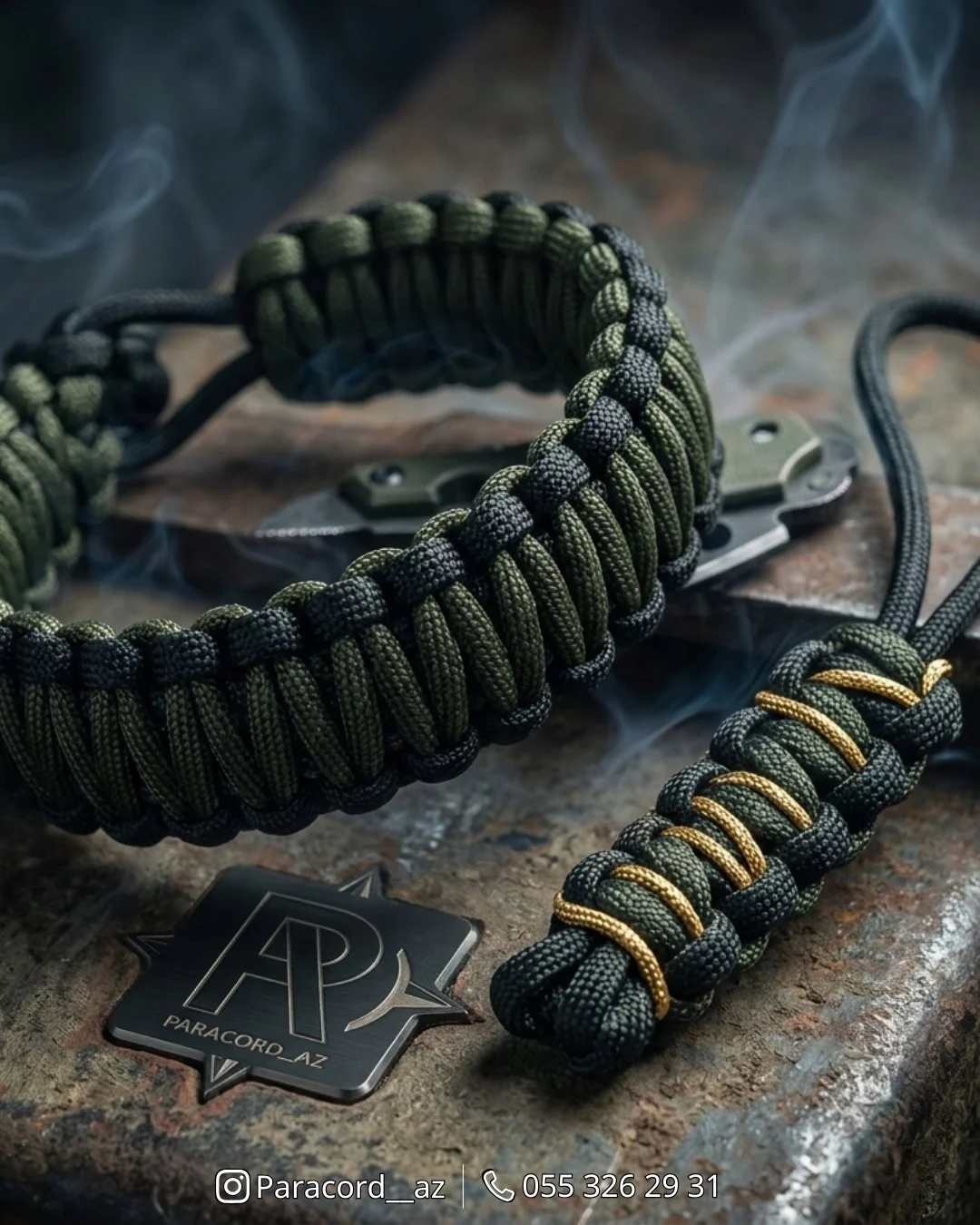 Paracord Qolbağ və Açarlıq
