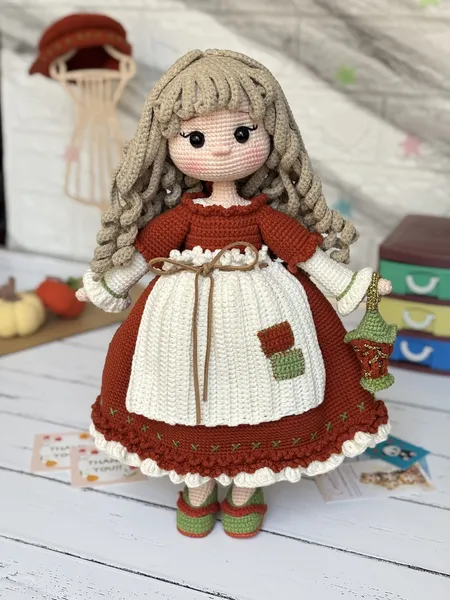 Amigurumi gəlincik. 1