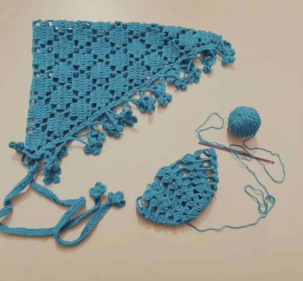Əl toxuması bandana100%pambıq 2