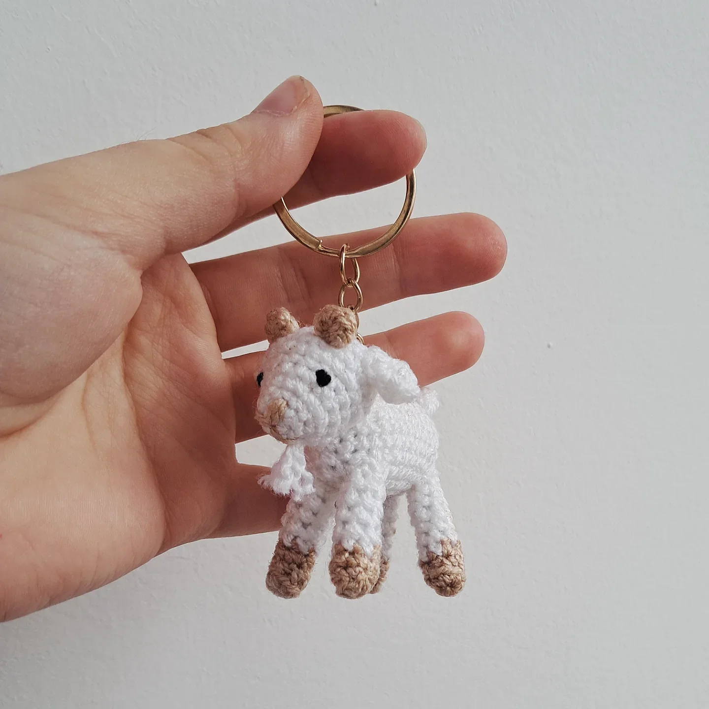 Amigurumi keçi brelok