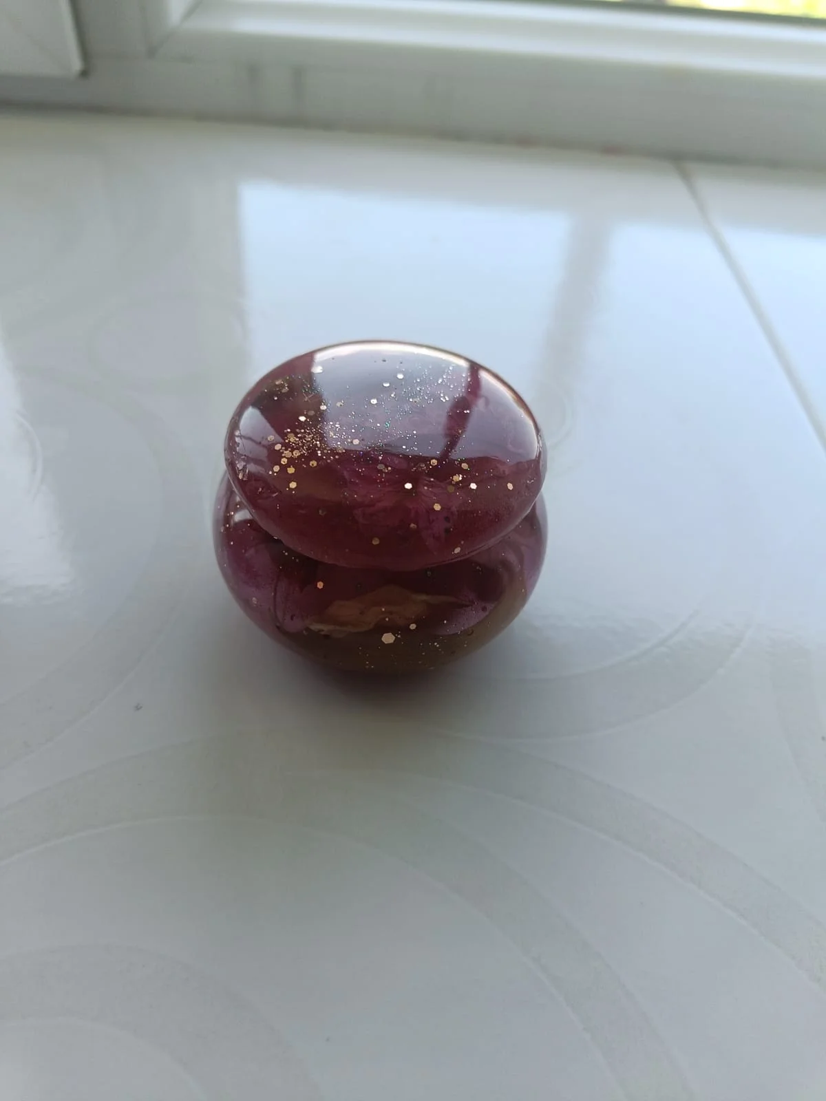 Epoxy şam qabi