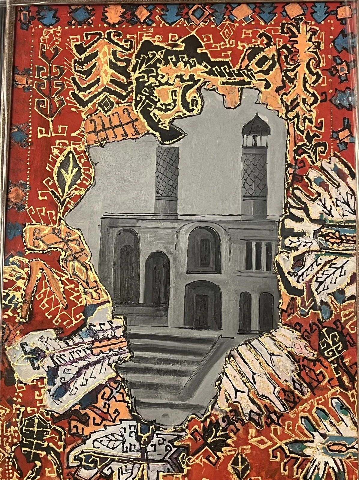 Kətan üzərində yağlı boya ilə 