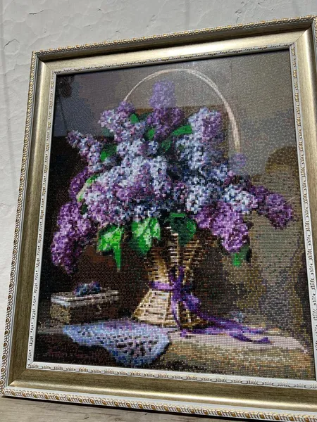 Muncuqlarla hazırlanmış əl işi 1