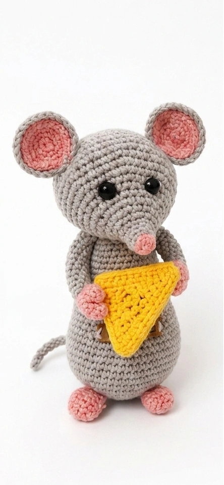 Amigurumi oyuncaq siçan